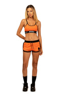 Short PrvcyBold Runner Feminino Laranja