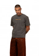 Camiseta Boxy PrvcyBold Cor Mais Quente Cinza