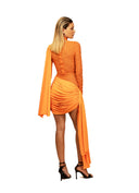 Vestido Assimétrico PrvcyBold Laranja