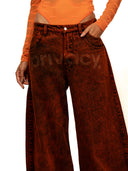 Calça Wide PrvcyBold Laranja