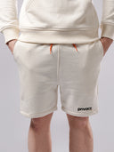 Bermuda moletom privacy icon off-white