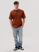 Camiseta PrvcyBold Cor Mais Quente Laranja